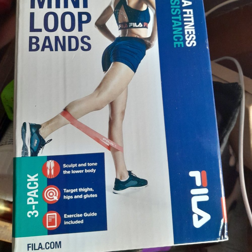 - Fila Mini Loop Workout Bands new in box!
